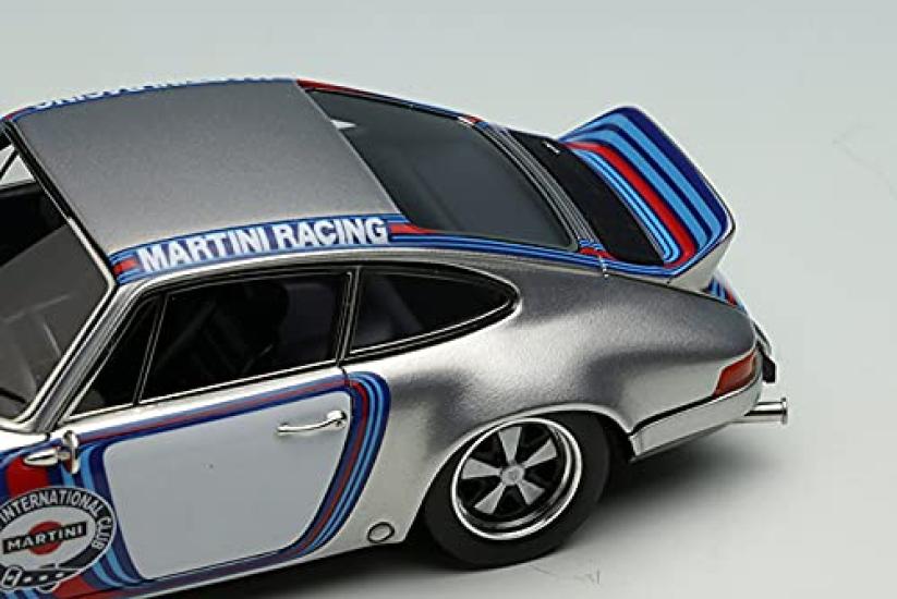 VISION Porsche 911 Carrera 1973 Stripe Finished Product VM009R 1/43 RS2.7 Silver/Martini