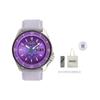 SEIKO Business Mechanical Movement Leather Strap Watch Unisex Purple Watch Dial SRPH09K1