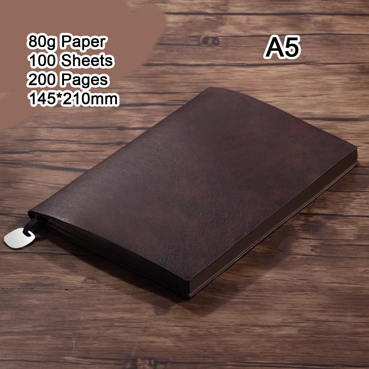 

Мягкая кожаная тетрадь для школьников A5, дневник, рабочая тетрадь, журнал для записей деловых встреч, заметки по предметам, справочник, внутренняя страница с горизонтальной линией A5