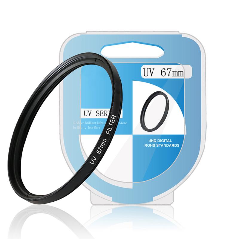 ERIKOLE Universal HD UV Lens Filter - 37 40.5 43 46 49 52 55 58 62 67 72 77 82 mm for DSLR SLR Camera UV Protector Filter