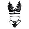 Damenmode Sexy TrägerZweiteilerFarbe Drahtloser BH Sexy Unterwäsche Slips