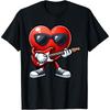 Valentines Day Heart Playing Guitar Toddler February 14th Cotton Men T Shirt