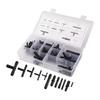 Kit Assortimento Connettori Sottovuoto 113 Pezzi Tubi Sottovuoto Automobilistici Connettori a T Giunti Tubo Spruzzatore Acqua Tubo di Collegamento Tergicristallo Auto
