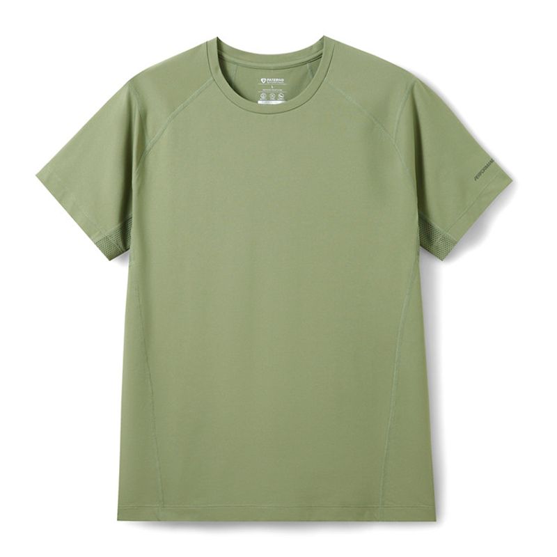 Outdoor Sports Quick-Drying Cold-Sensing Fitness Running Training Short-Sleeved T-Shirt Men's Summer Thin Foreign Trade Men's T-Shirt