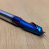 652F High Fast Spiraling Carving Bit With Little Blue Coating For Slotting And Mortising Machining Machines