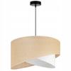 Hanging Lamp, Ceiling Chandelier, White Jute Lampshade