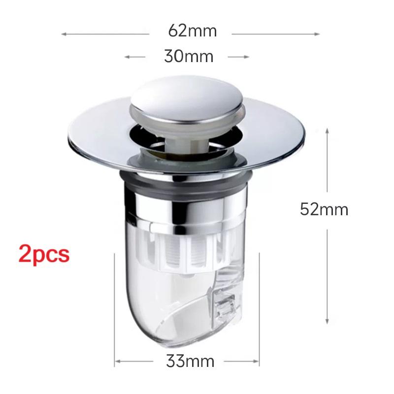 Universal Basin Pop-up Drain Filter Wash Basin Hair Sink Strainer Kitchen Bathtub Stopper Shower Plug Bathroom Tool