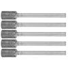 5PCS Cylinder Diamond Grinding Head Bit Parts for Piglet Electric Tooth Grinding Polisher