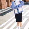Anta Lifestyle Series Lamb Fleece Stand Collar Sports Jacket Women Jacket Willow-Blue 162148725-1
