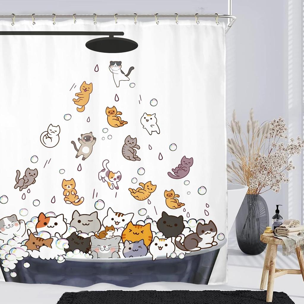 Donkey Funny Farmhouse Rustic Shower Curtain Set Sweet Cheeks Country Rural Animal Western Polyester Waterproof Cloth