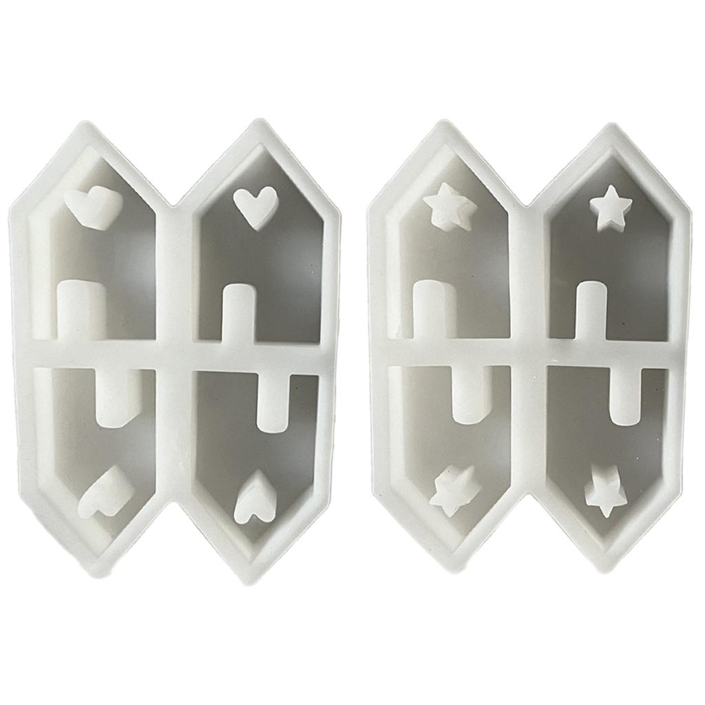 Zuverlässige und einfach zu bedienende Seifenform Silikonform-Set für Schmuckliebhaber und Bastelfreunde Resin-Anhängerform