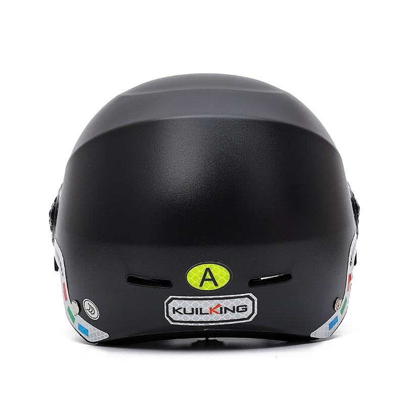 Unisex ABS Motorcycle Helmet Electric Scooter Riders Winter UV Protection Half Face