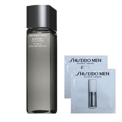 SHISEIDO MEN Medicated Scalp Tonic Hair Care Trial Sample Included [Quasi-drug] Men's
