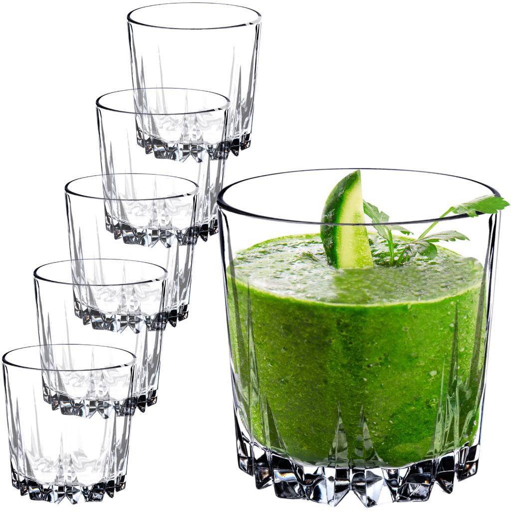 KADAX Set of 6x Glasses for Beverages Water Drinks