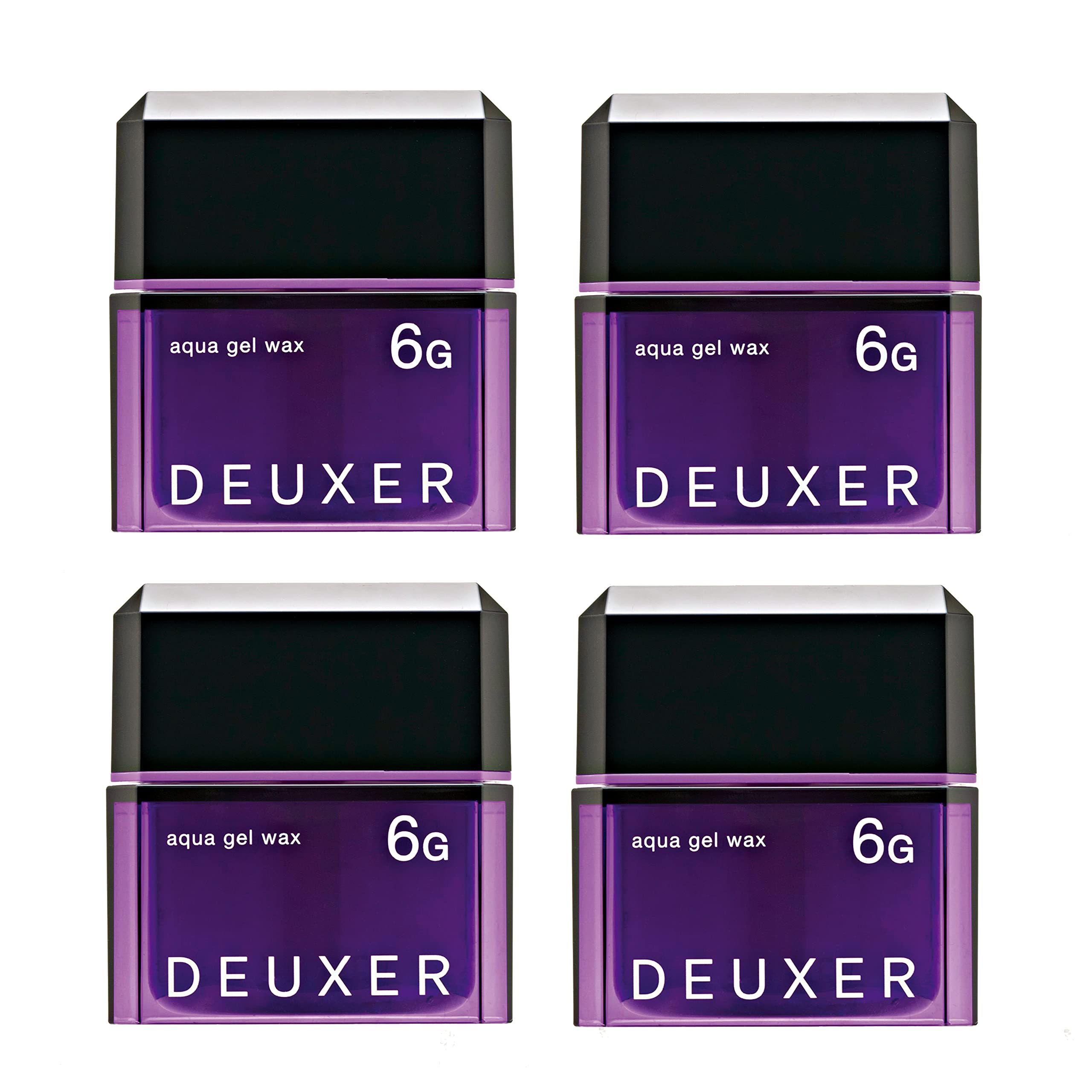 

DEUXER Aqua Gel Wax 6G of Hair Wax Floral Berry (Set 4) Фіолетовий
