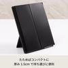 Nagai Kosan Actress Makeup Mirror with LED Folding Beauty Mirror, Three-Sided Light, Black, Tabletop, Mirror, NK-2720