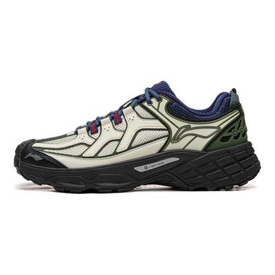 Li Ning Outdoor CF Tracing, Forest Shadow Comfortable Support Rebound Low Top Hiking Shoes Unisex AHTV033-10