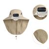 Children Outdoor Hat with Solar Fan Cooling Multifunctional Rechargeable for Sport Golf Hiking