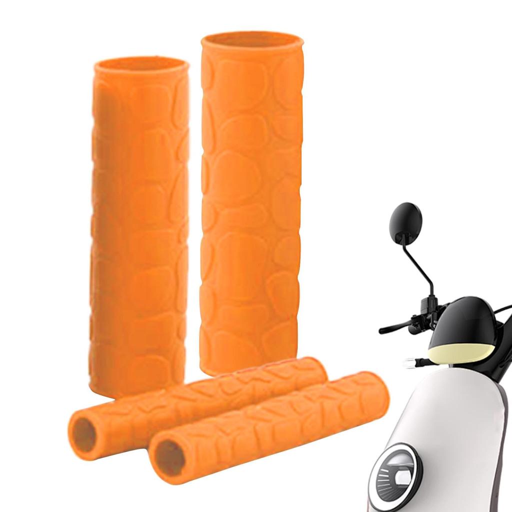 Humdcdy Motorcycle Lever Cover, Motorcycle Grip Cover - Motorcycle Handlebar Cover Rubber Anti-Slip Brake