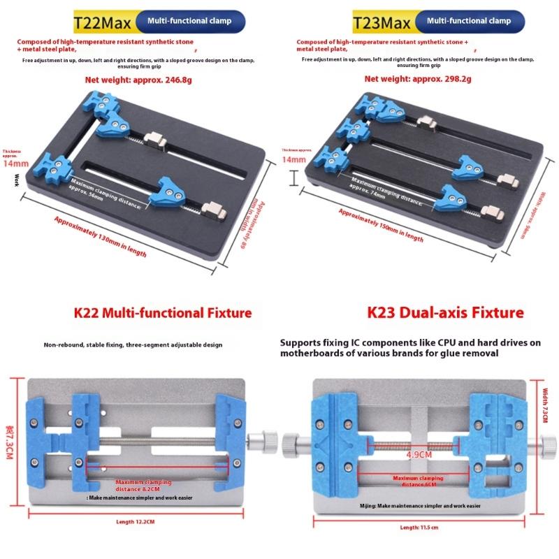 Phone Repair Fixture Bearing Holder for Phone Motherboards PCB Soldering Maintenance Repair Clamp Heat Resistant