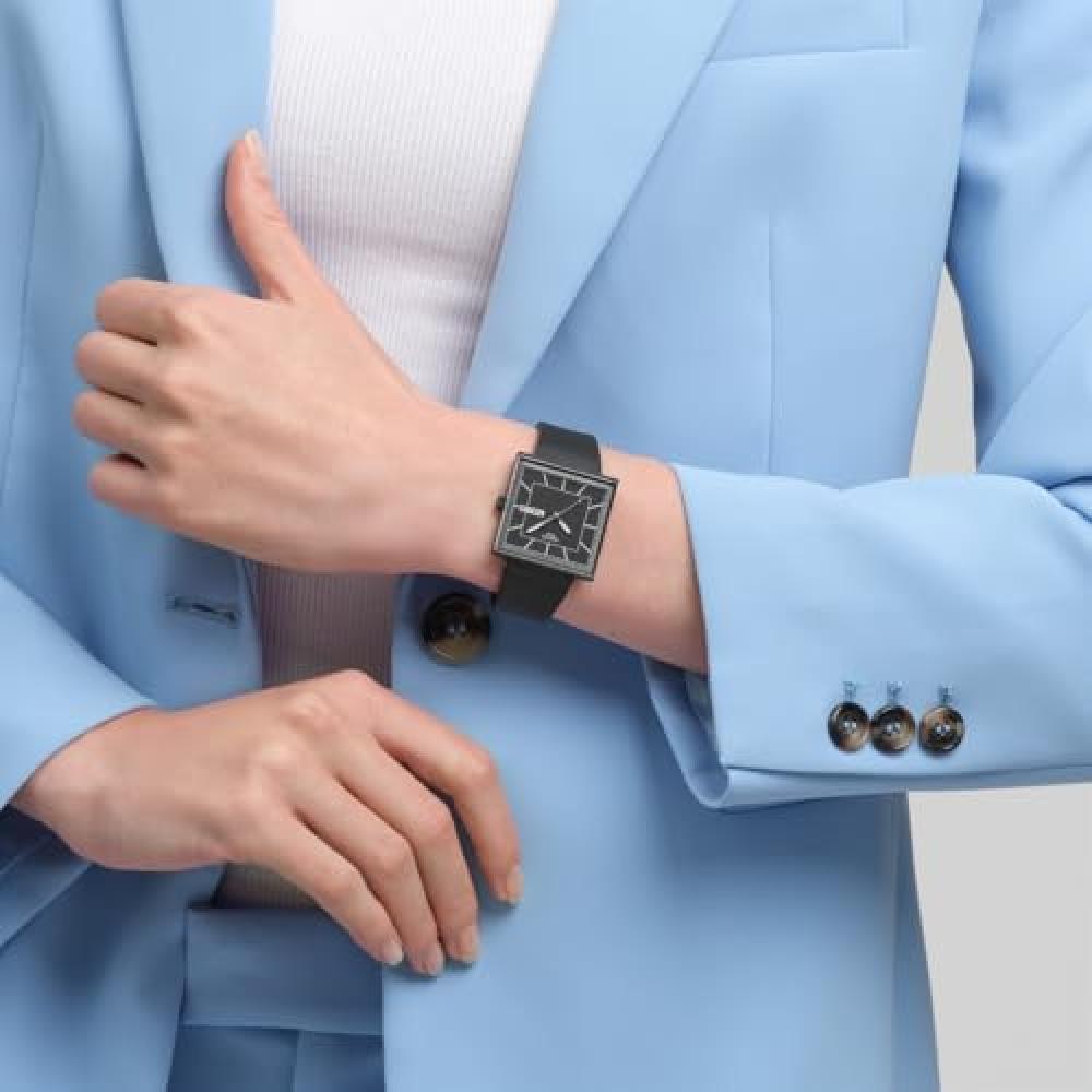 [Swatch] Watch What IF…BLACKAGAIN SO34B701 Black