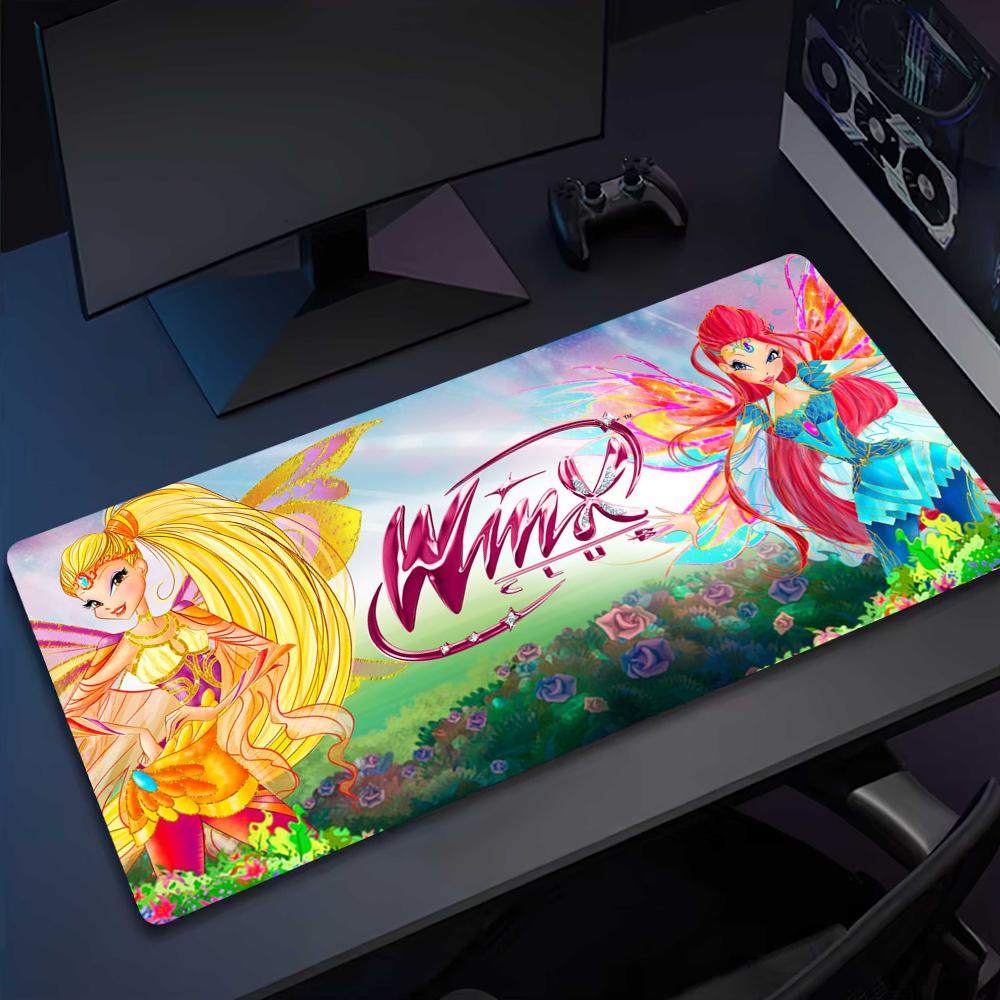 Mousepads Club Non-slip Lockedge Office cartoon Student W-W-Winx Gaming Thickened Large Beauty Writing Pad Cushion Mouse Pad