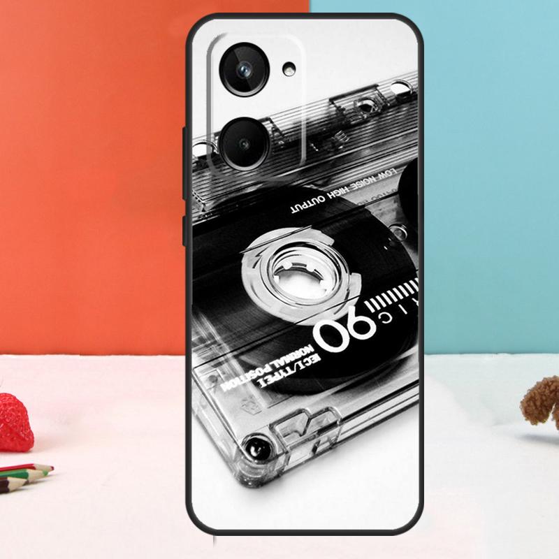 Retro Cassette Tape For Realme 15 Pro 10 11 12 13 14 Pro Plus GT6 GT7 C65 C67 C63 C61 C55 C51 C53 C35 C75 Case