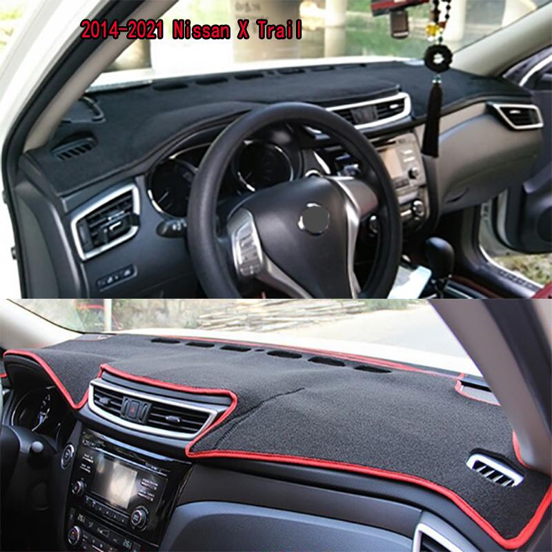 For 2014-2021 Nissan X Trail T32 Dashmat Anti-Slip Dash Mat Dashboard Cover Instrument Panel Sunscreen Pad Ornaments