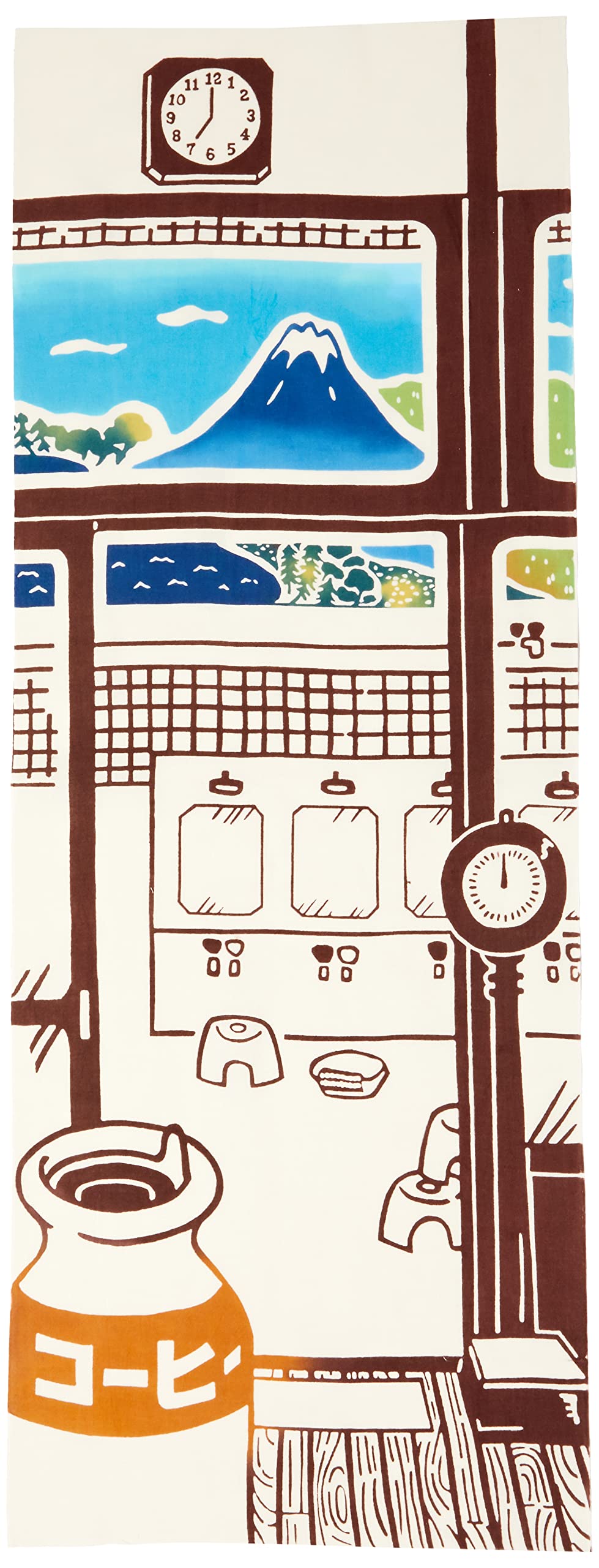 

Maruzen Chusen Tenugui Hand Fujimiyu 37 x 98cm Towel, 396,