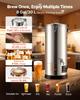 Sistema di Cottura Elettrico, Pentola di Cottura 8 Gal/30L Birraio Casalingo, Corpo in Acciaio Inossidabile 304, Dispositivo di Infusione e Bollitura con Cestello Interno Integrato e Rinforzato