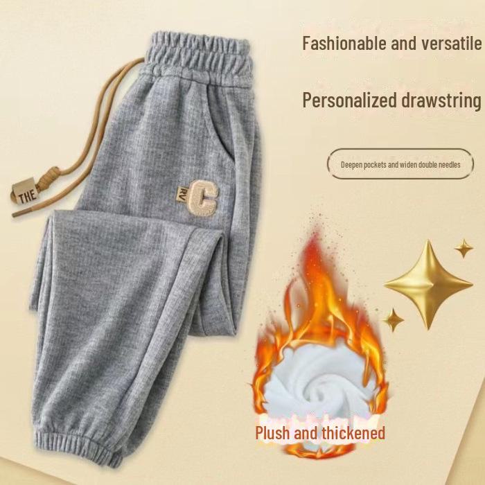 

Зимние однотонные свободные спортивные леггинсы для девочек с бархатной подкладкой 150 cm