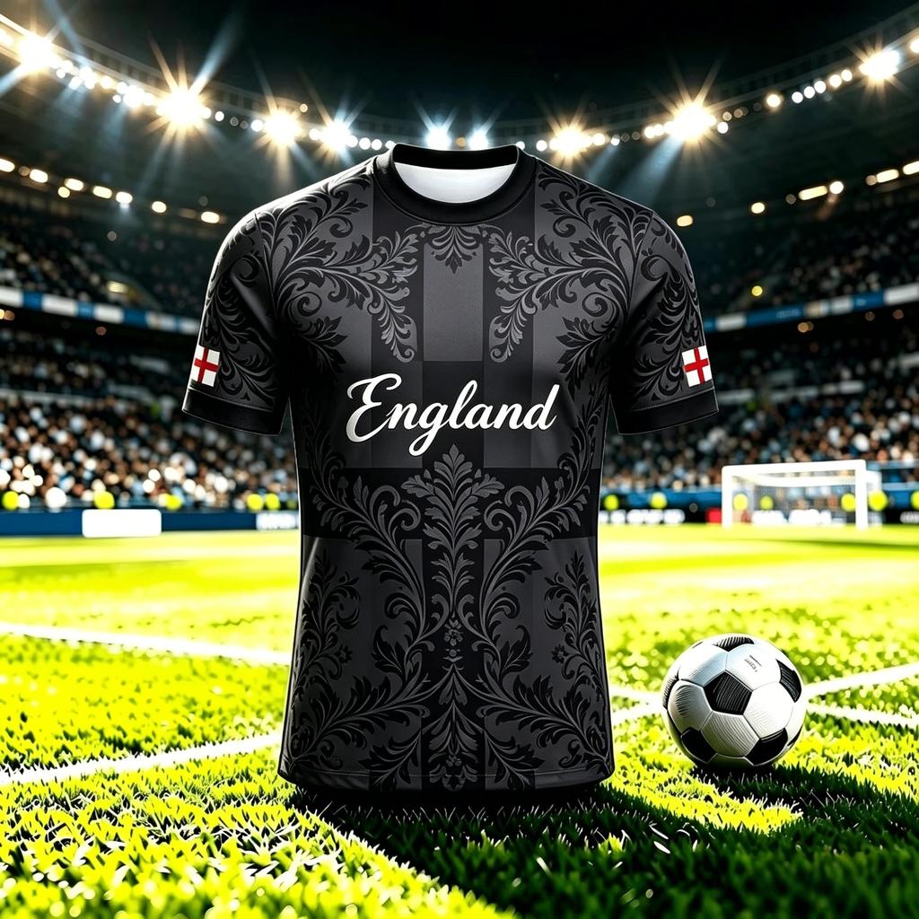2026 Été Angleterre Football Style Sportif Séchage Rapide T-shirt Homme Mode Imprimé Décontracté Femme Manches Courtes T-shirt de Sport Homme