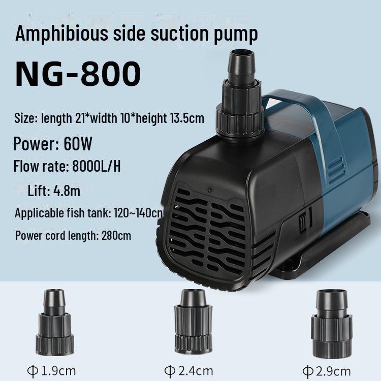 Jingye Multifunction Silent Submersible Water Pump for Fish Tanks - Efficient Circulation and Waste Suction