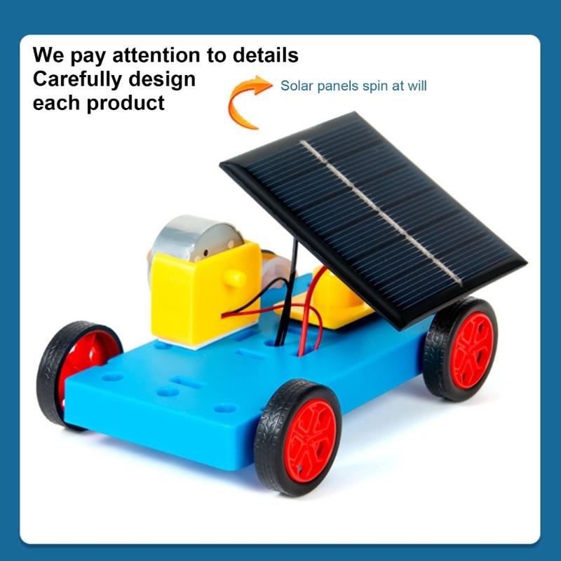 Solar Robot Car Model Set for Kid Aged 8+, Hands on Science Educational Toy, Building Science Experiment Engineering Set