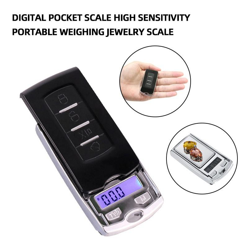 Super Mini Pocket Jewelry Cract Scale 200g/0.01g Car Key Digital Scales Weight Balance Gram Scale Car Key Scales