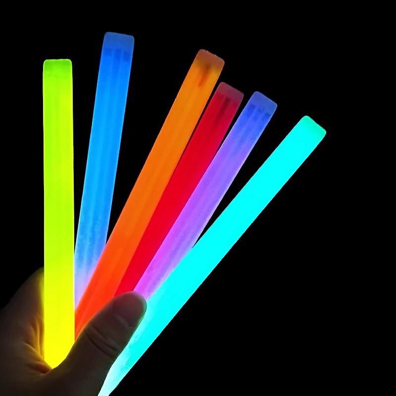 Triple Glow Fluorescent Bracelets - Nontoxic Party & Concert Accessories