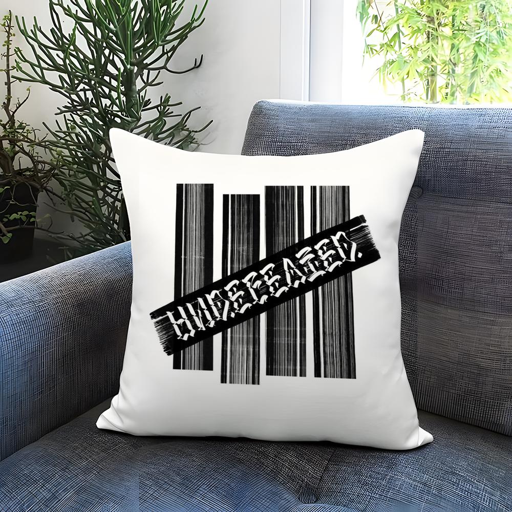 U-Undefeated Trend Cushion Cover Comfortable Reversible Pillow Cover Ideal for Car Sofa Bedroom & Beyond