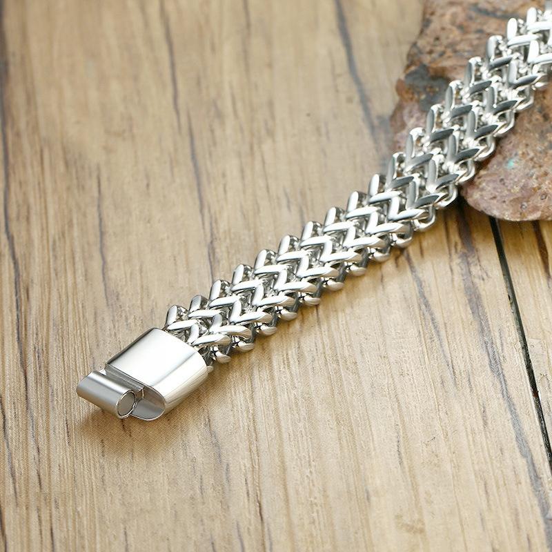 THICK Silver Men' Bracelet Gift For Men
