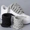 Handgeflochtene Schnürsenkel - Strapazierfähiges und dickes Canvas-Schuhzubehör für leichte Schuhe
