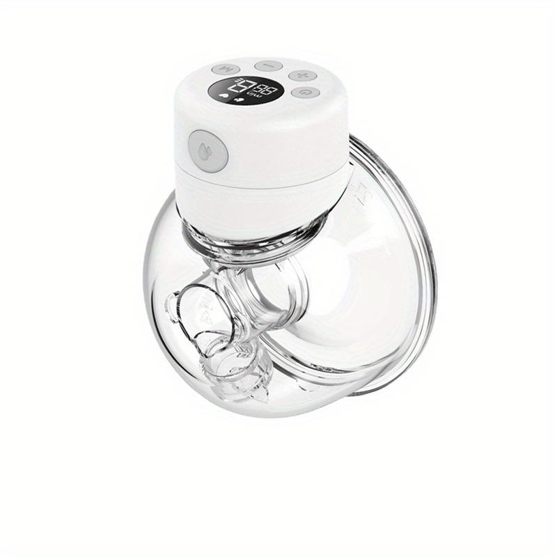 

Носимые электрические молокоотсосы Интегрированный мощный всасывающий невидимый беспроводной безрукавный полностью автоматический портативный массажный молокоотсос белый