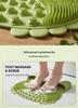Wall-Mounted Anti-Slip Shower Mat: Foot, Back Scrubber & Massager