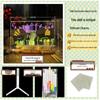 Large DIY Acrylic Luminous Drawing Board for Kids - Easy Erase, Dust-Free Educational Blackboard Set