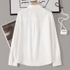 Women's Embroidered Turn-Down Collar Shirt