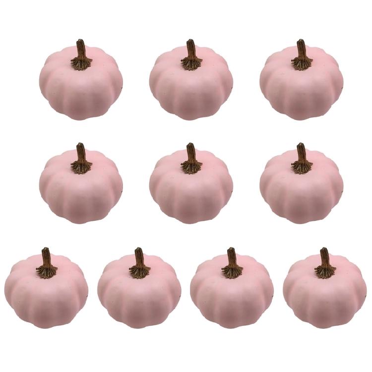 Pack Of 10 Halloween Foam Pumpkins Decorations For Outdoor Indoor Party Classroom Activity Centerpieces