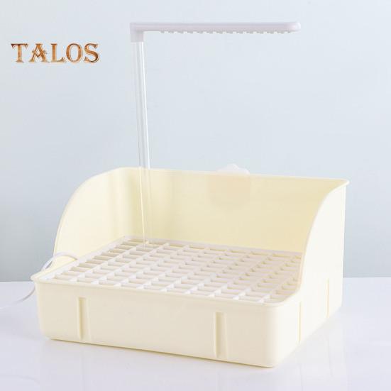 Automatic Birds Bathtub with Pump Large Parrot Shower Fountain Parakeet Bath Tub Faucet for Pet Birds Cockatiel Conure Budgie Lovebird