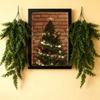 Artificial Norfolk Pine Wall Hanging Maintenance Release Indoor Decors User Friendly Plastic Foliages Christmas Holiday Decoration