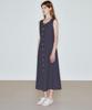 Ssikeoseun Fitted Round Neck Sleeveless Dress_Navy