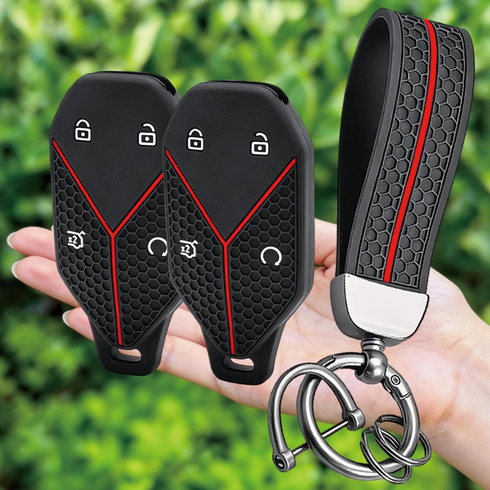Silicone Car Key Case Keychain for BYD Formula Leopard SUPER 5 Ultra 8 Titanium 3 9 Fang Cheng Bao Shell Holder Fob Accessories
