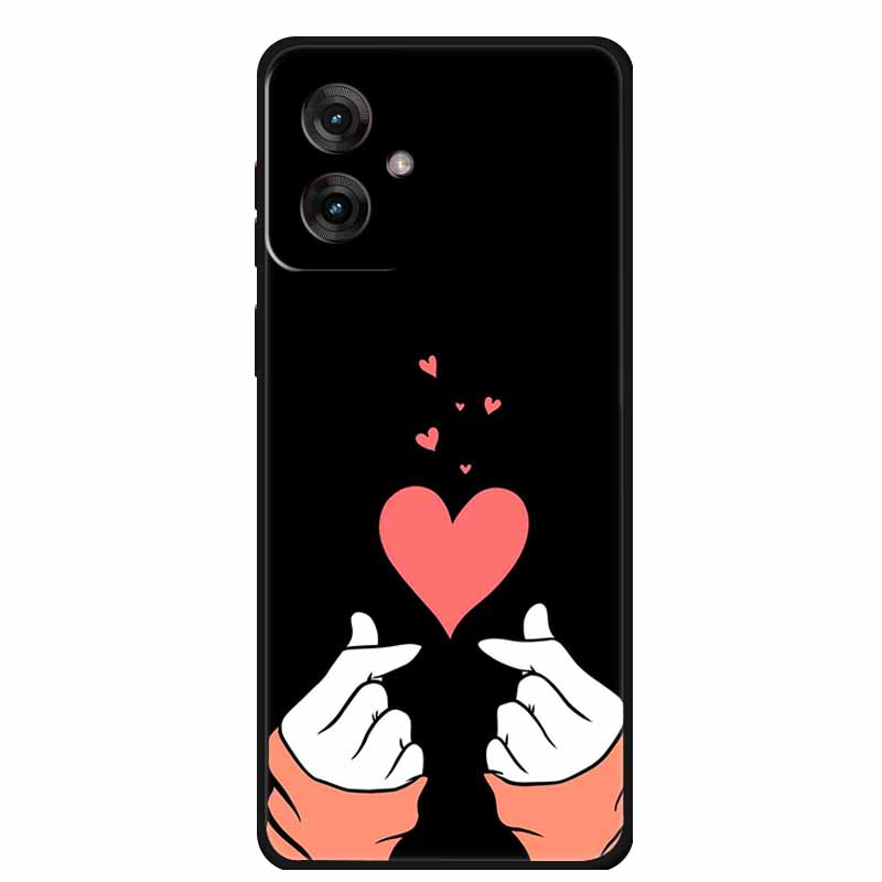 Etui do Motorola Moto G55 5G Luksusowe Miękkie Silikonowe TPU Tylna Osłona Etui na Telefon dla MotoG55 Ochronne Odporne na Wstrząsy Kolorowe Fundas