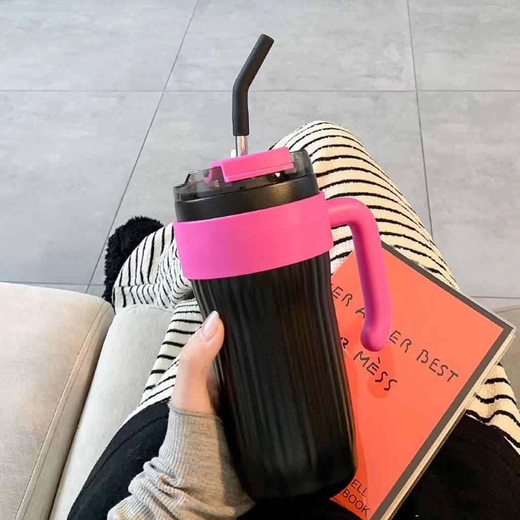 

Трендовый стакан-непроливайка Colossus из нержавеющей стали 316 - Большой вместимости, для двух напитков, стакан Ice King Insulated Cup